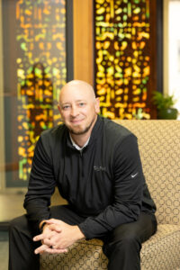 Josh Deck, President and CEO of OlyFed in the downtown board room.